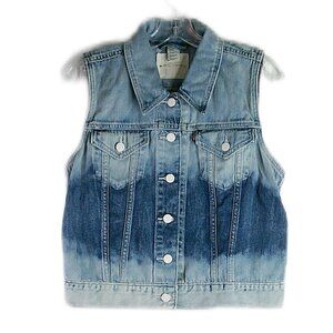Levi's - Blue Sleeveless Denim Vest - Size Large